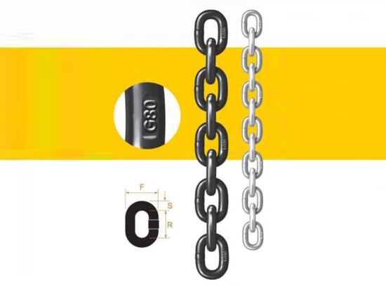EN818-2-G80-20x60標準起重鏈條